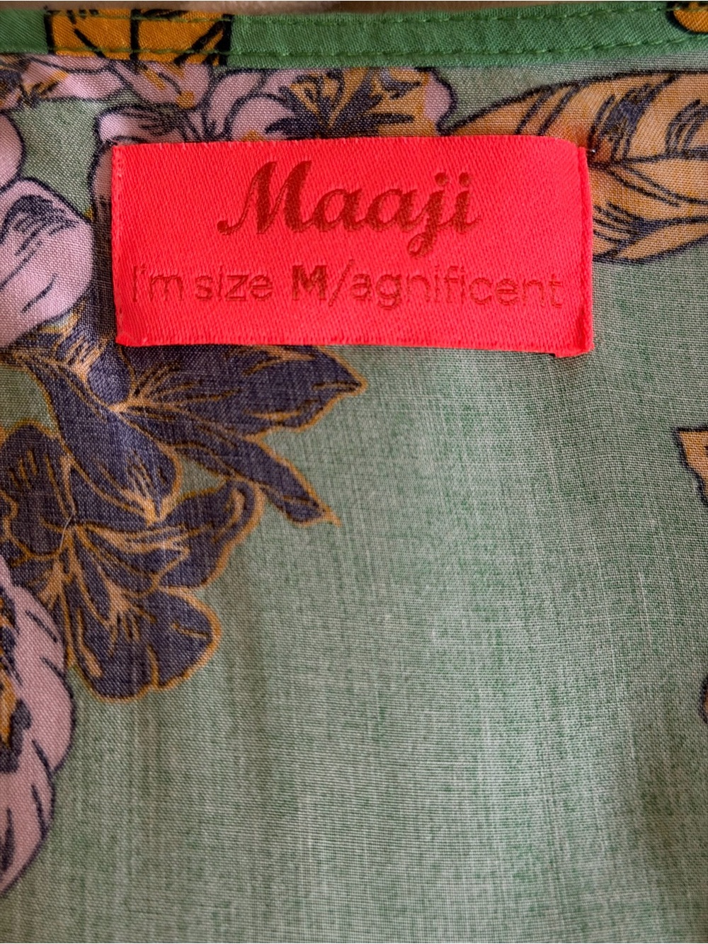 Maaji Herbaceous Moonbow Kimono Dress Cover Up - Picture 11 of 12